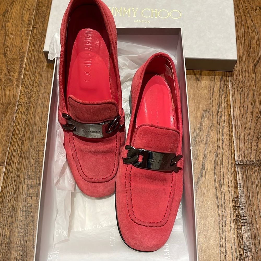 Jimmy Choo suede loafer size 37